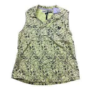 Jamie Sadock Small 100% Cotton Athletic Top Eclectic‎ Collar Sleeveless